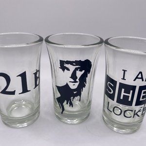 I am sherlocked shot glass